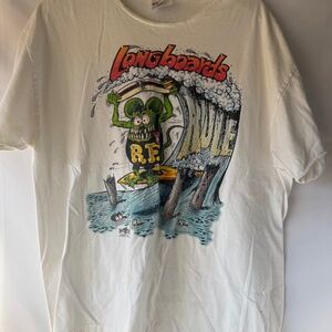 Rat Fink 1980's Longboards Rule tee.